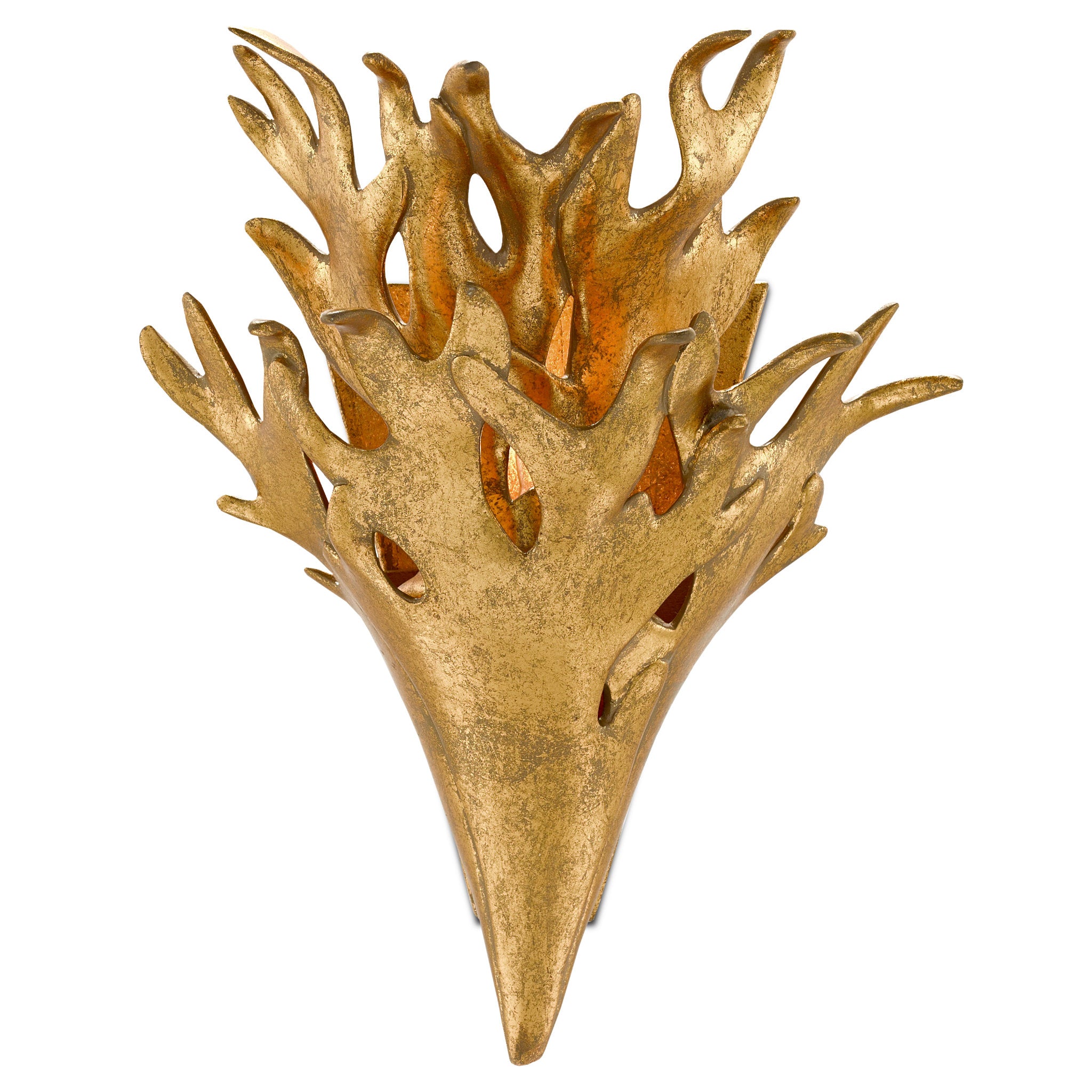 Formby Gold Wall Sconce - Gold Leaf