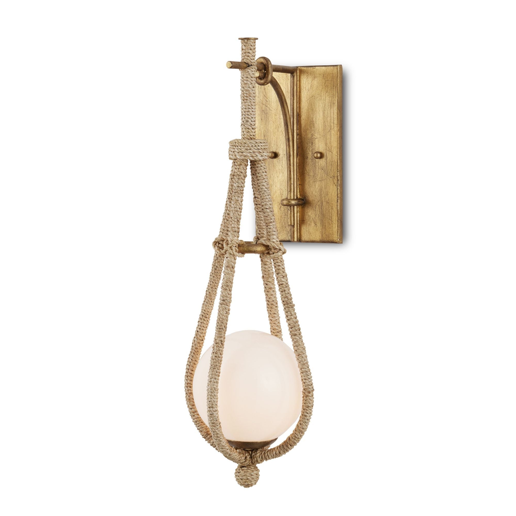 Passageway Wall Sconce - Natural/Gold/White
