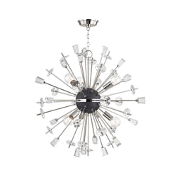 Liberty 6 Light Chandelier in Polished Nickel