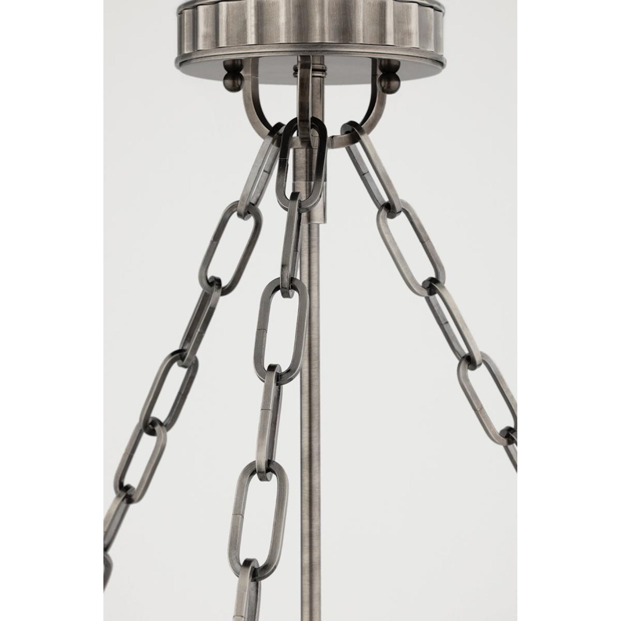 Middlebury 3-Light Semi Flush in Historic Nickel 15.75W x 16.5H