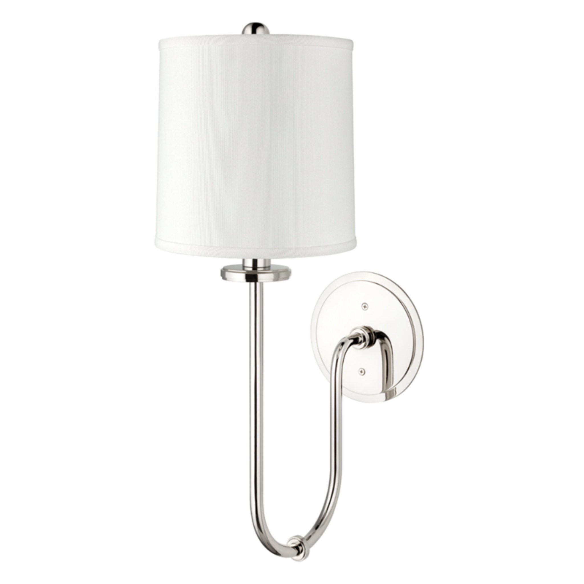 Jericho 1-Light Wall Sconce in  Polished Nickel 7L x 7W x 20.5H