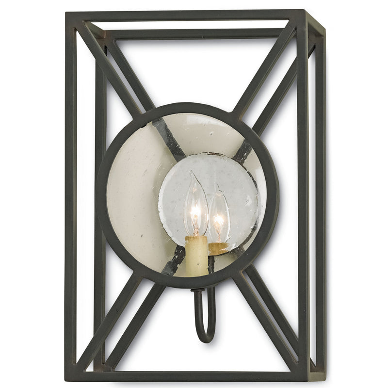 Beckmore Black Wall Sconce - Old Iron