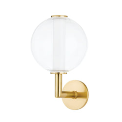 Richford 1 Light Wall Sconce in Aged Brass
