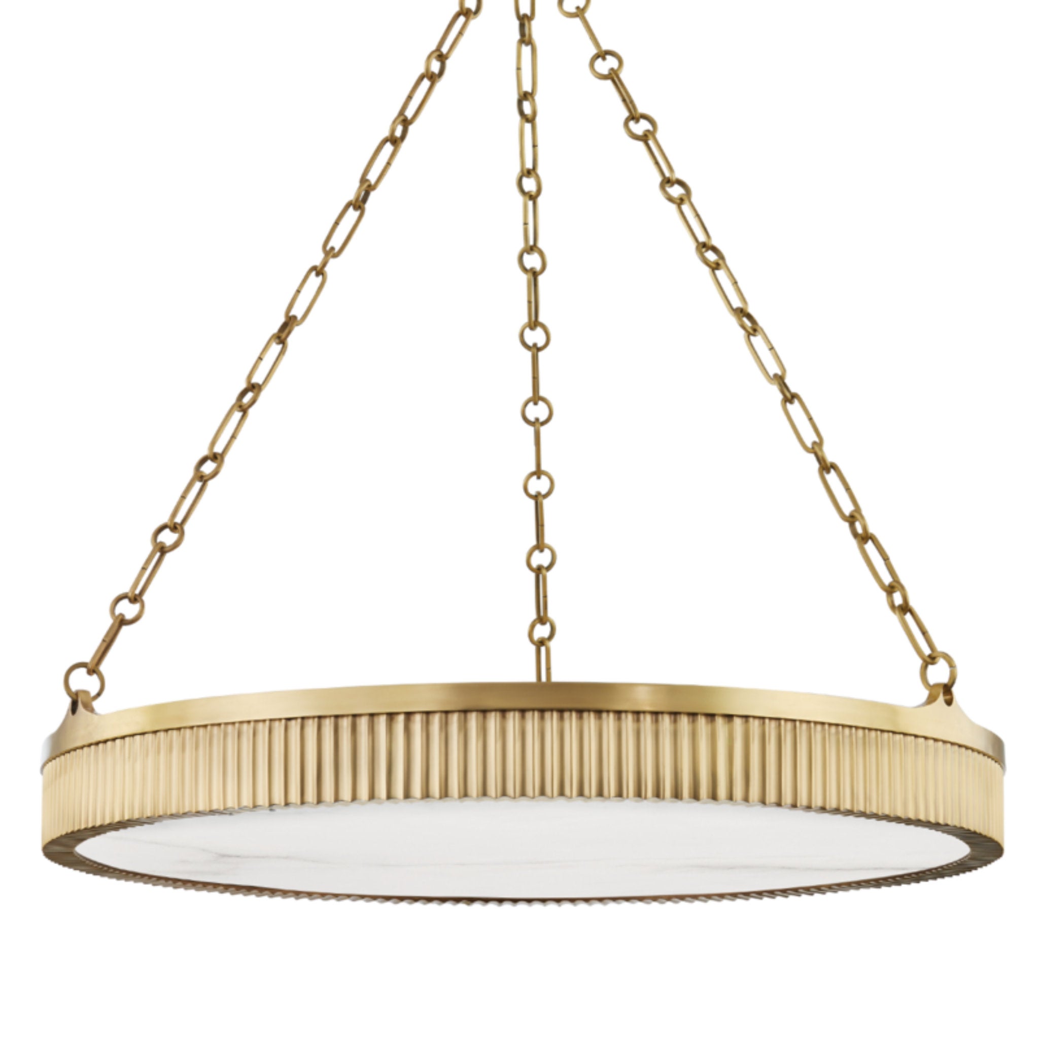 Lynden 8-Light Chandelier in  Aged Brass 30L x 30W x 4.25H
