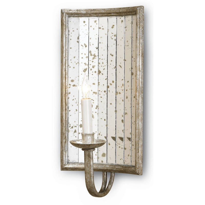 Twilight Wall Sconce - Harlow Silver Leaf/Antique Mirror