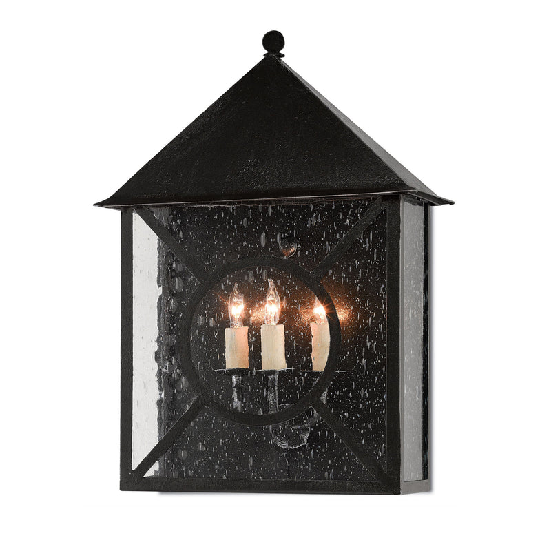 Ripley Large Outdoor Wall Sconce - Midnight