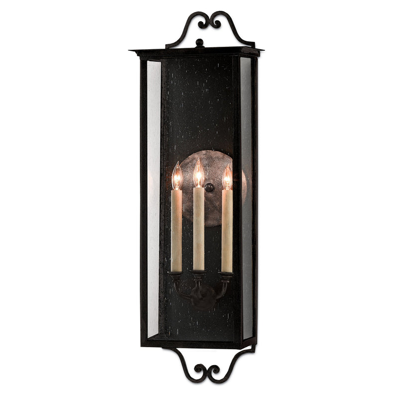 Giatti Large Outdoor Wall Sconce - Midnight