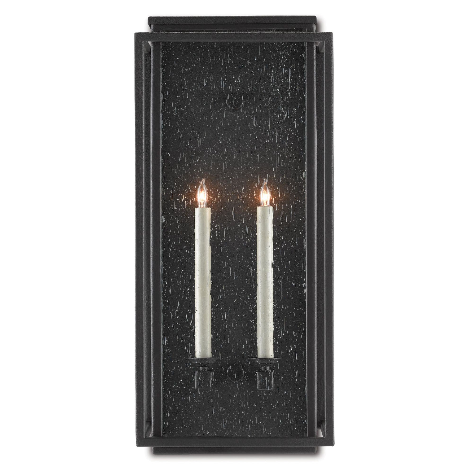 Wright Medium Outdoor Wall Sconce - Midnight