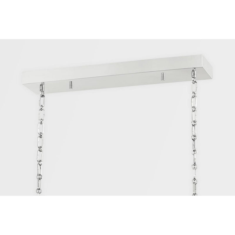 Lindley 5 Light Pendant in Aged Brass
