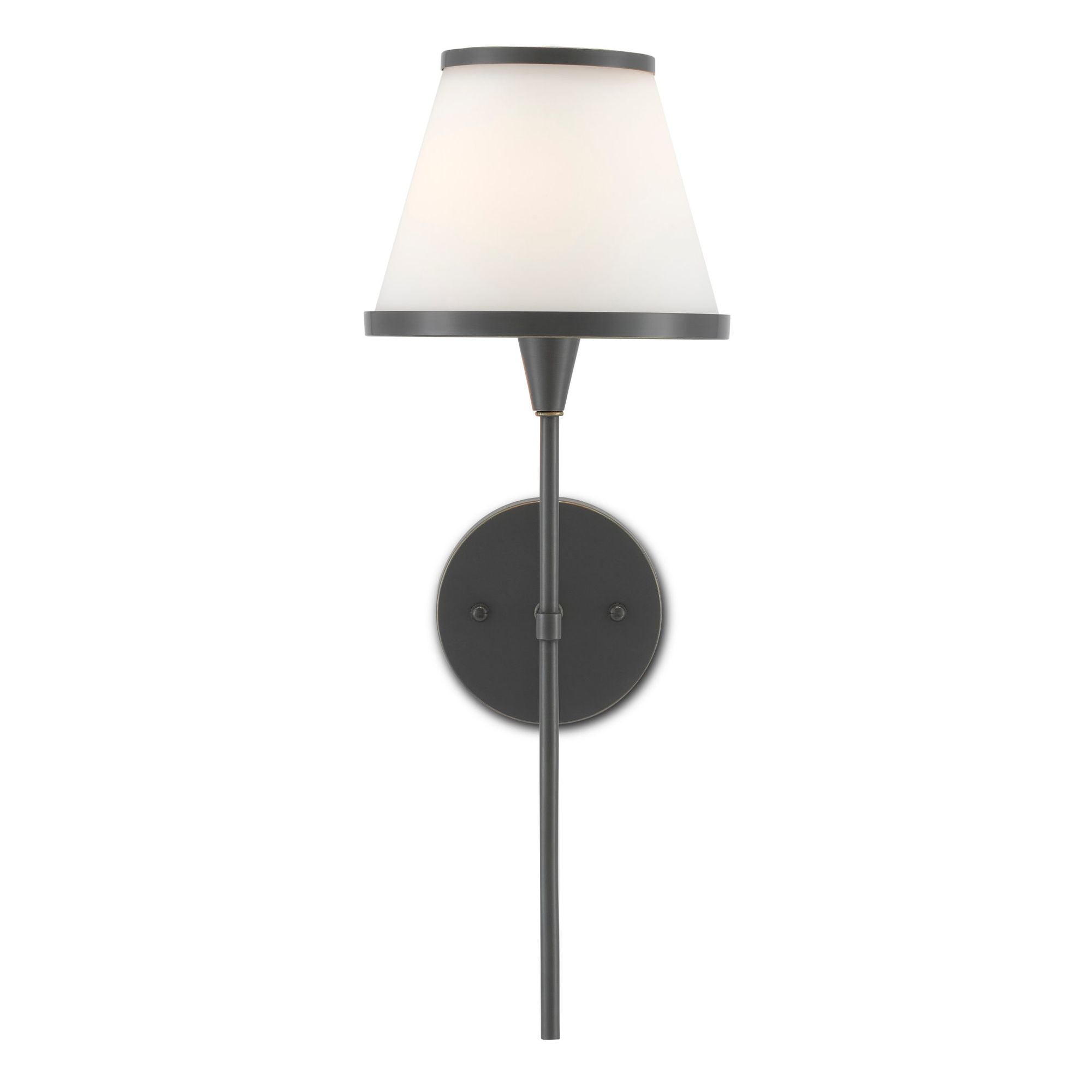 Brimsley Bronze Wall Sconce - Oil Rubbed Bronze/Opaque Glass