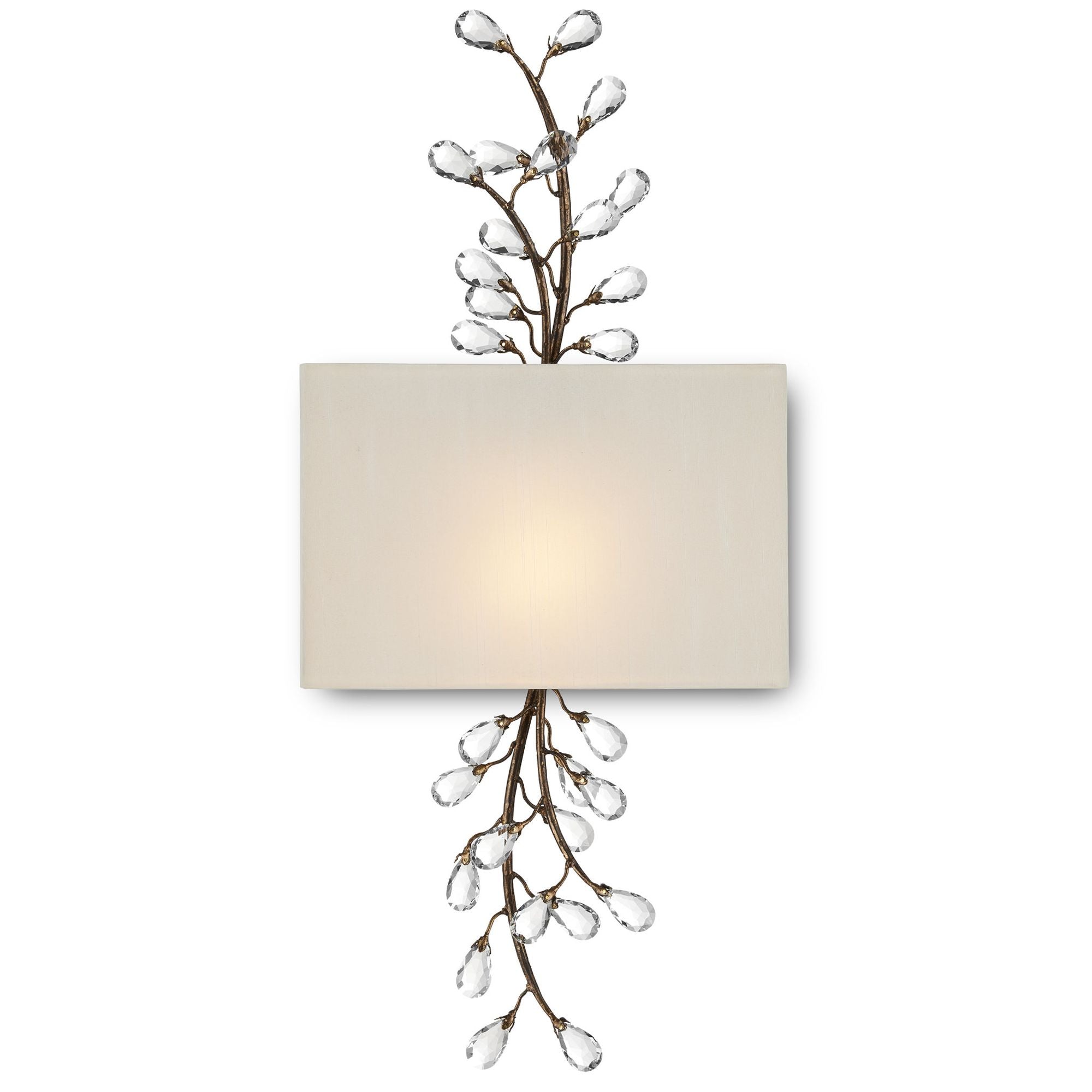 Crystal Bud Tall Wall Sconce - Cupertino