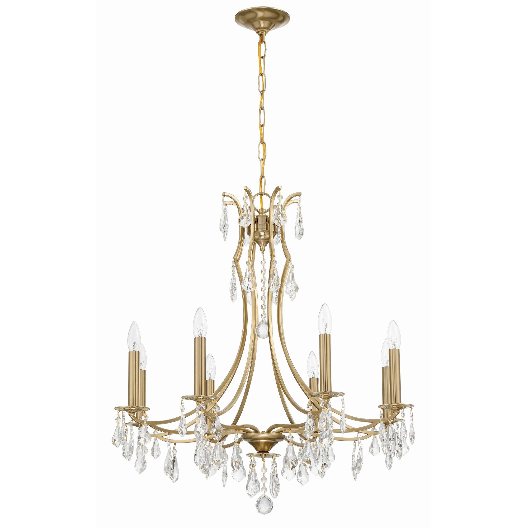 Cedar 28'' Vibrant Gold Chandelier Gold 28"W x 29"H x 28"D