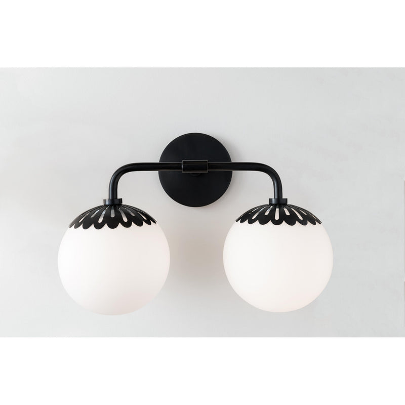 Paige 3 Light Semi Flush in Old Bronze