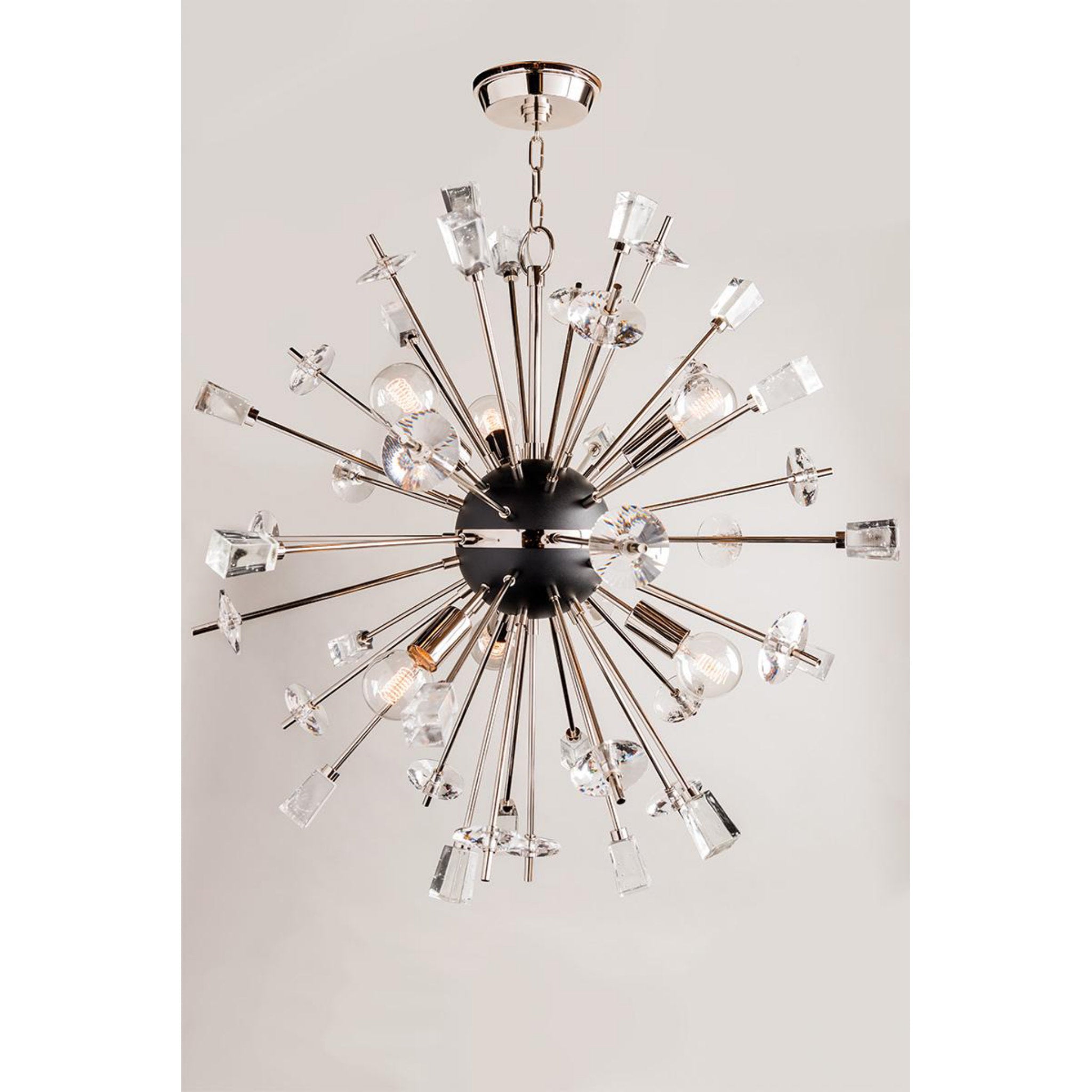 Liberty 18 Light Chandelier in Polished Nickel