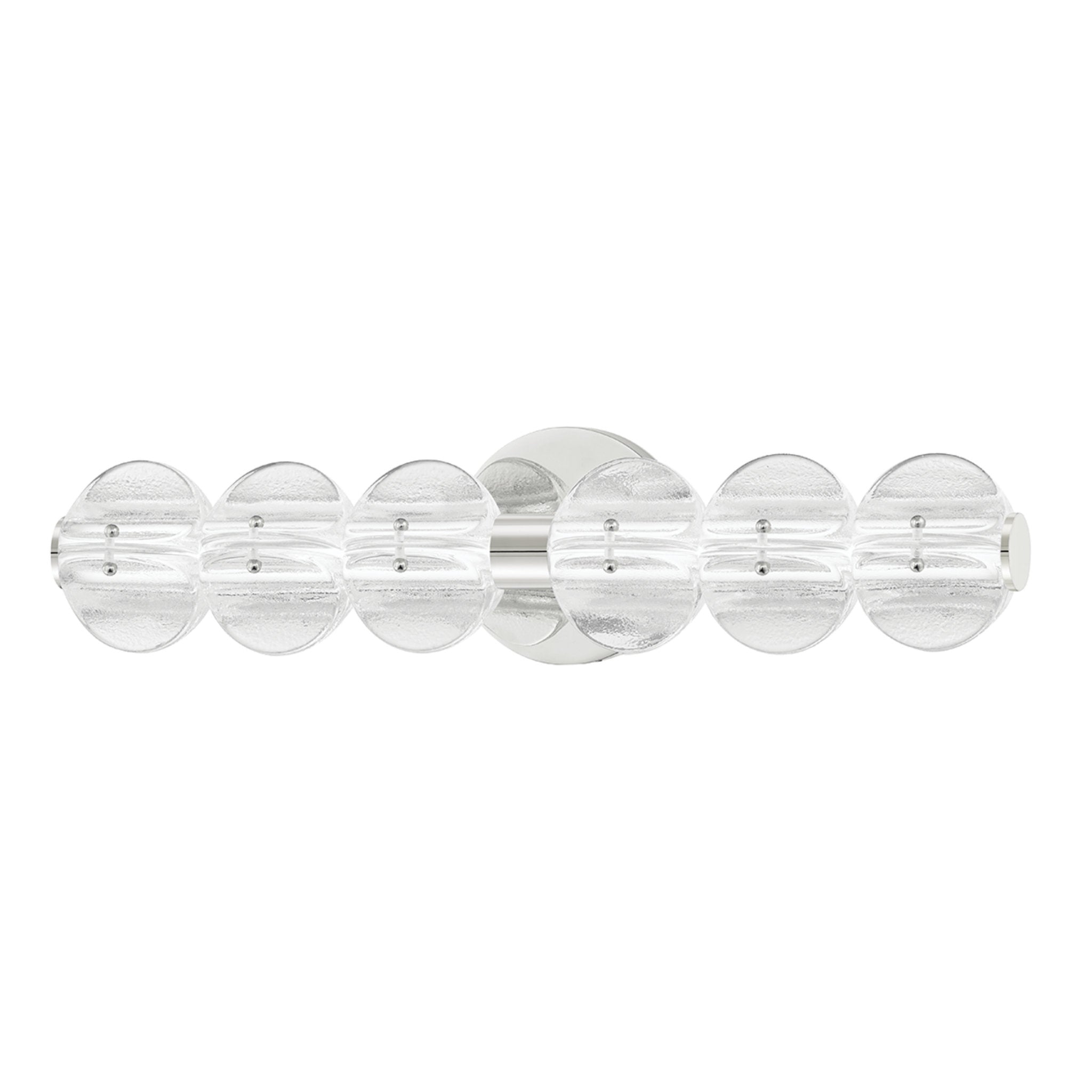 Lindley 6-Light Bath and Vanity in Polished Nickel 5W x 23.75H