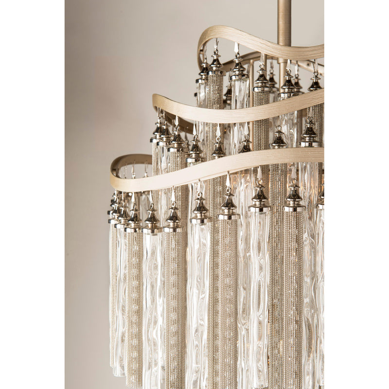 Chimera 2 Light Wall Sconce in Tranquility Silver Leaf