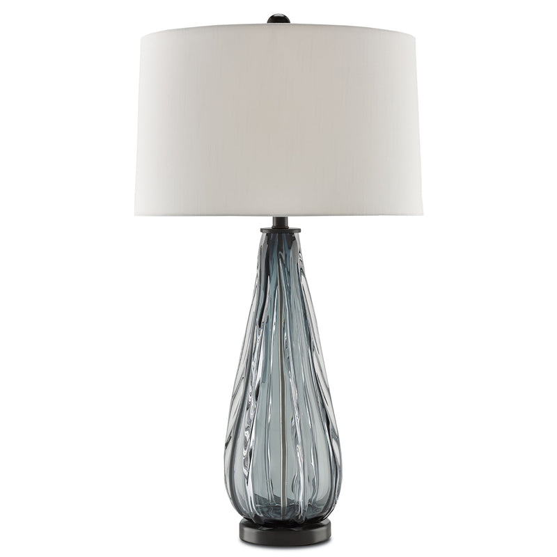 Nightcap Table Lamp - Blue-Gray/Clear/Black
