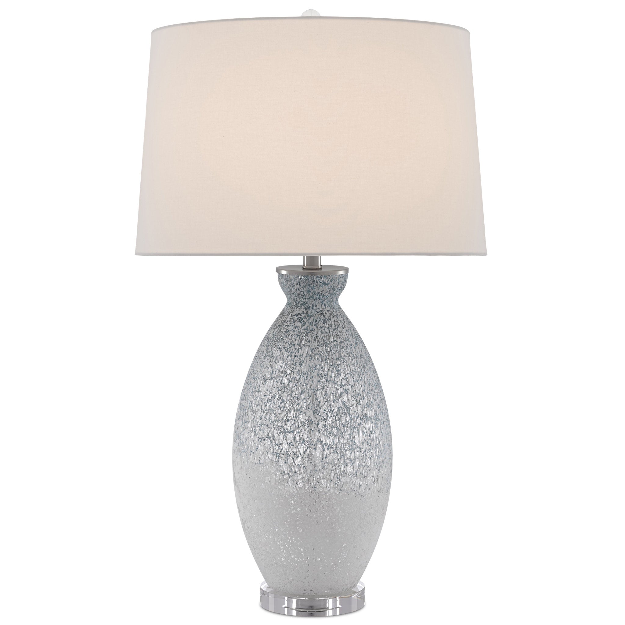 Hatira Table Lamp - Pale Blue/White