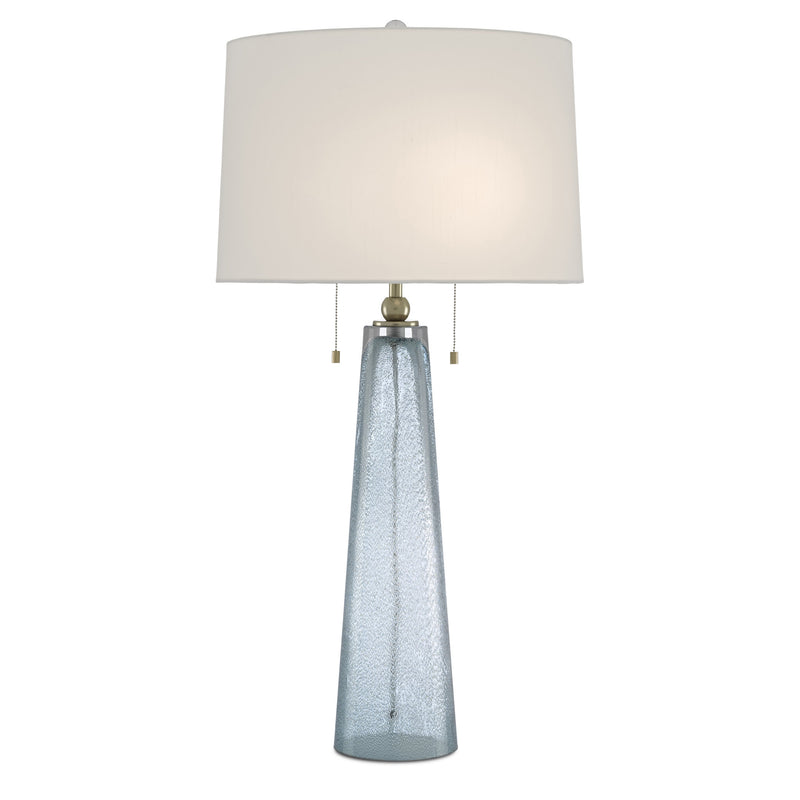 Looke Blue Table Lamp - Blue/Brass