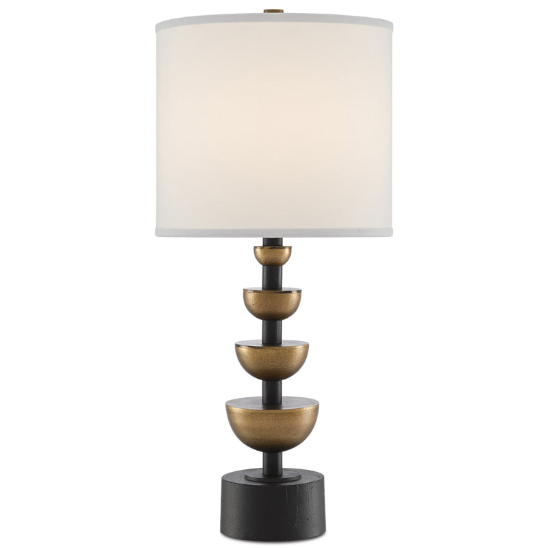 Chastain Table Lamp - Antique Brass/Black