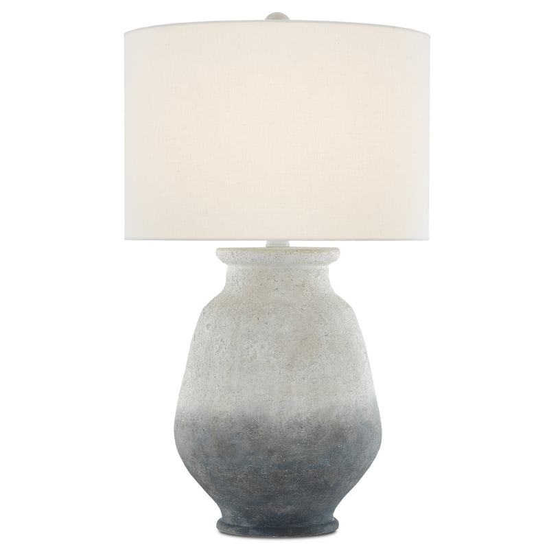 Cazalet Table Lamp - Ash Ivory/Blue/Acrylic White