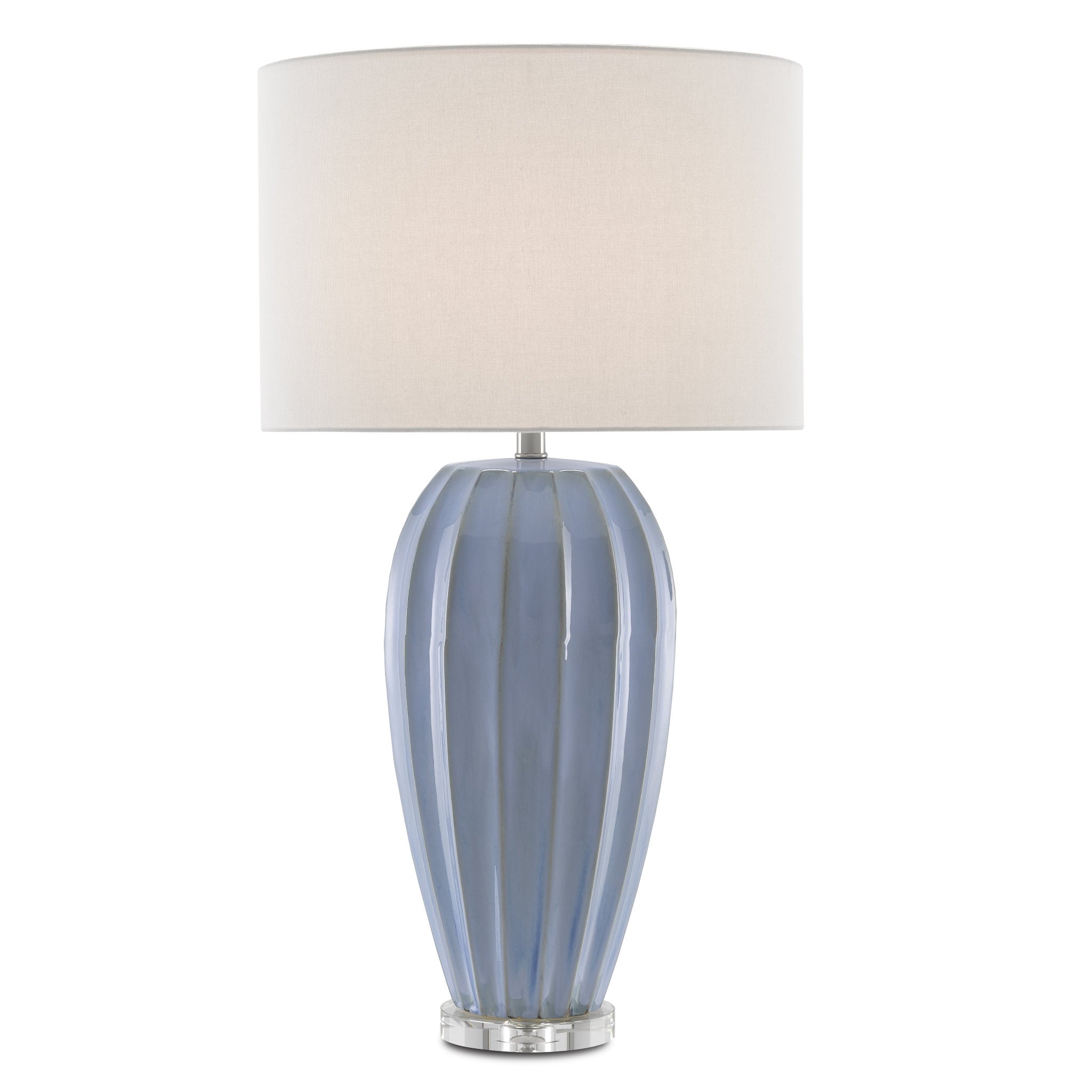 Bluestar Blue Table Lamp - Light Blue/Clear