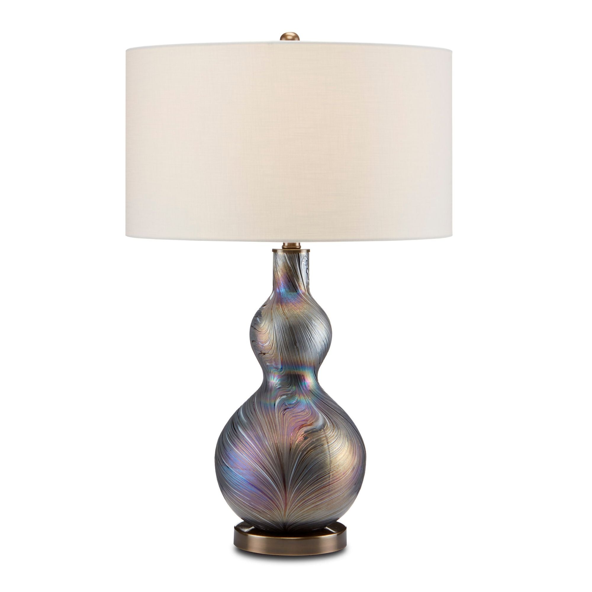 Teddie Table Lamp - Multicolor/Antique Brass