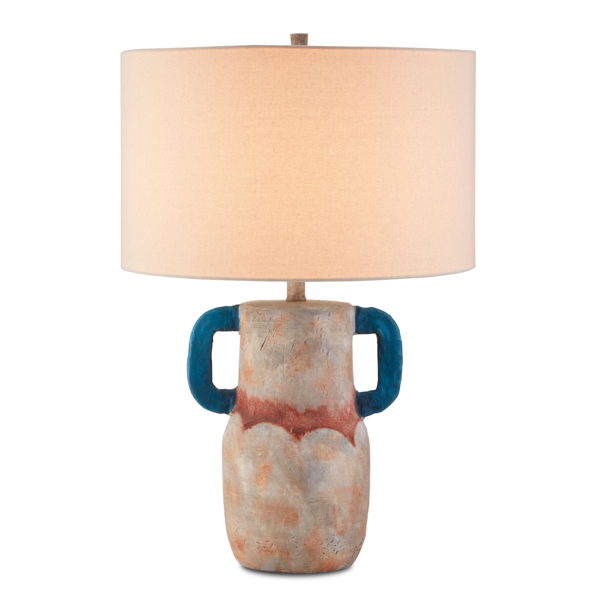Arcadia Table Lamp - Sand/Teal/Red