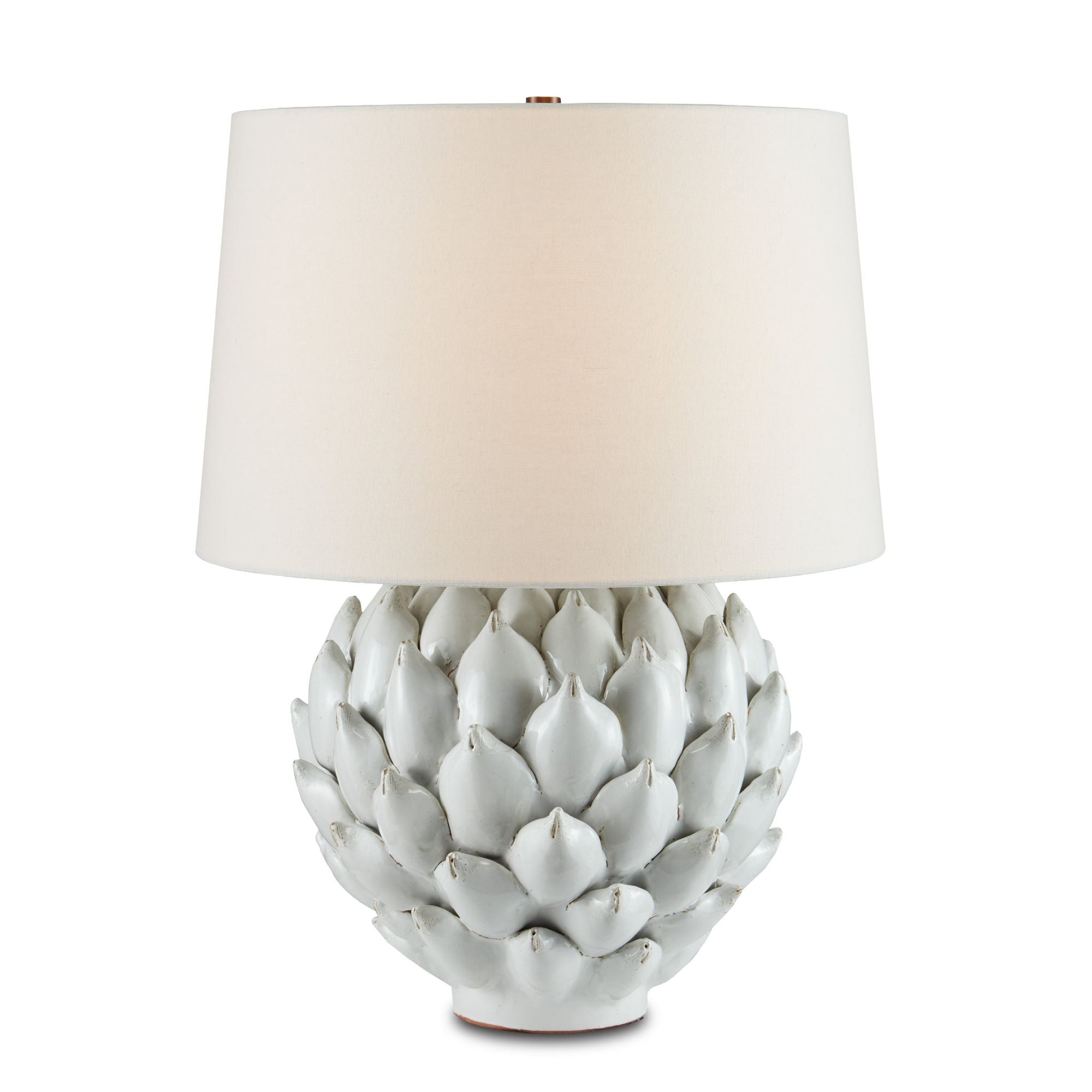 Cynara White Table Lamp - Antique White