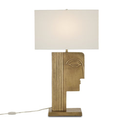 Thebes Brass Table Lamp - Antique Brass