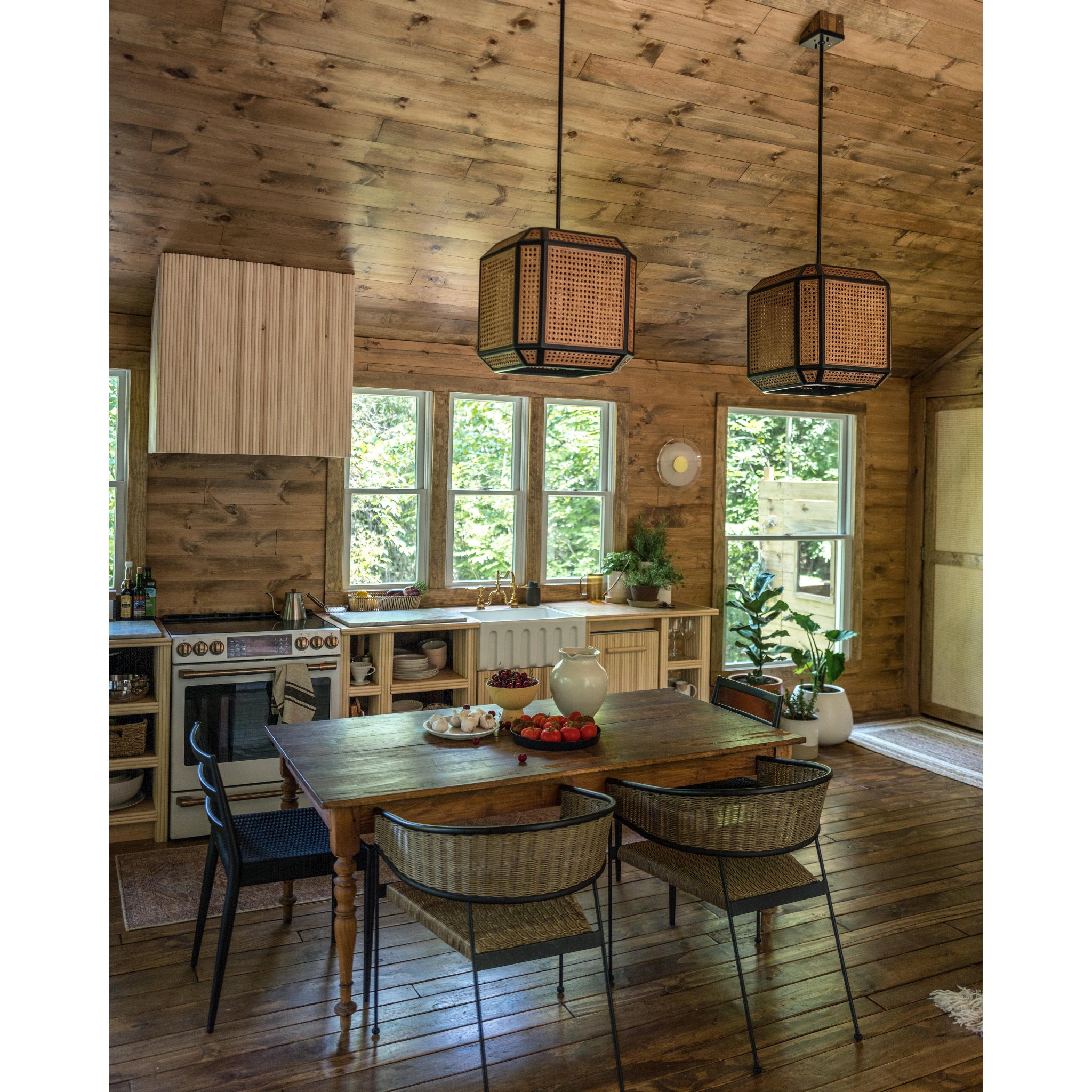 Georgia 4-Light Pendant in  Old Bronze by  Becki Owens 18L x 18W x 20H