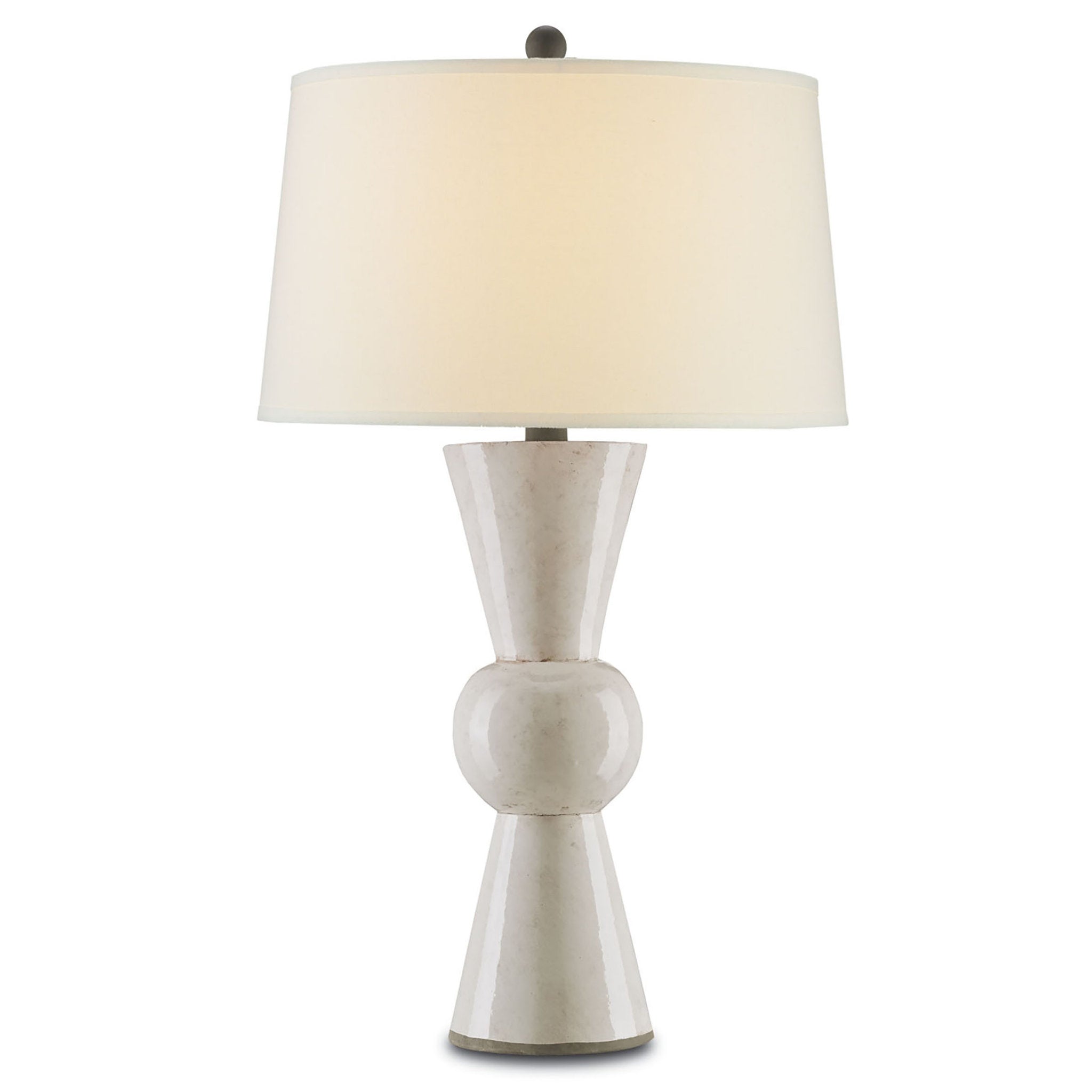Upbeat White Table Lamp - Antique White