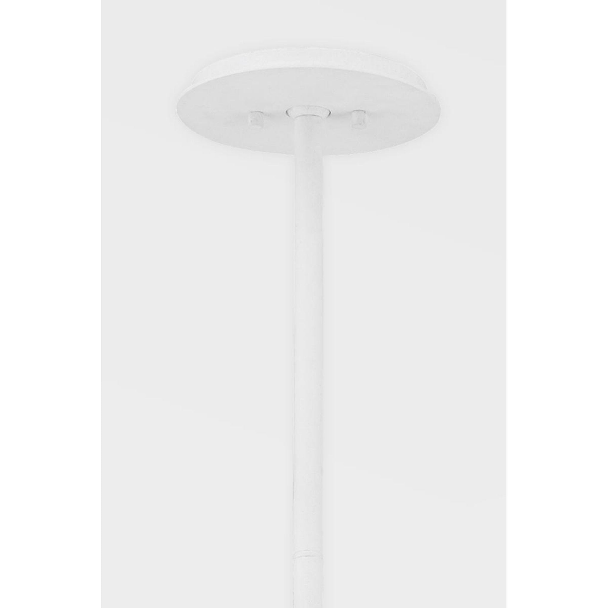 Florence 1 Light Pendant in Gesso White