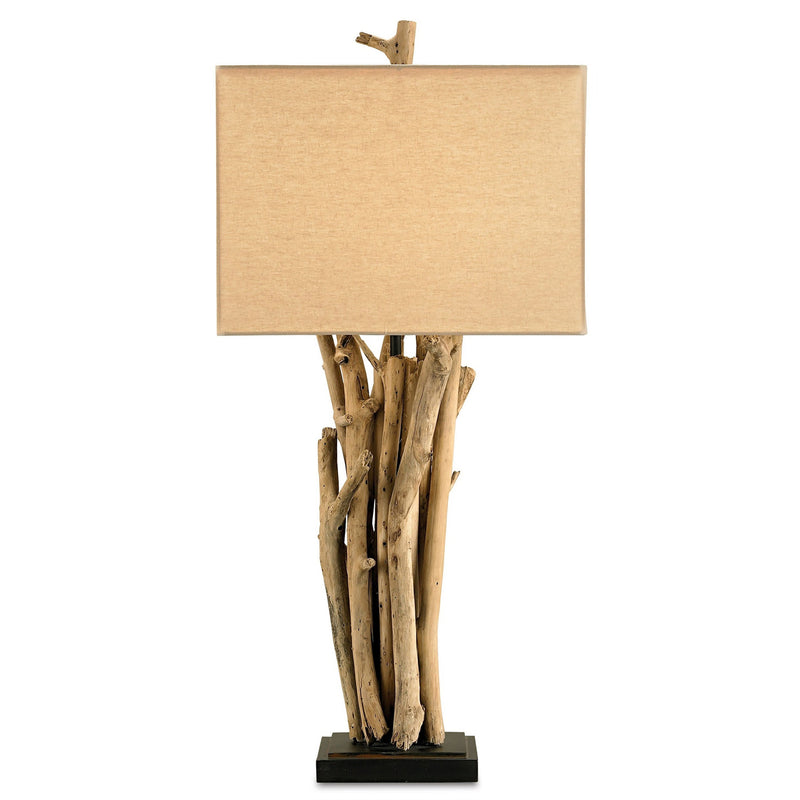 Driftwood Table Lamp - Natural/Old Iron