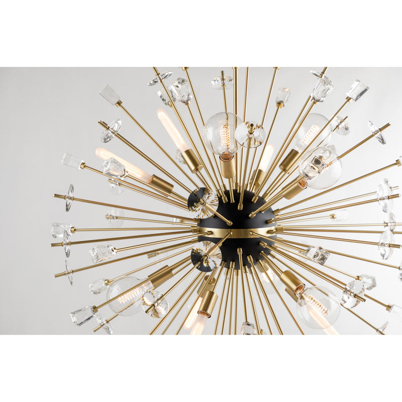 Liberty 6 Light Chandelier in Polished Nickel