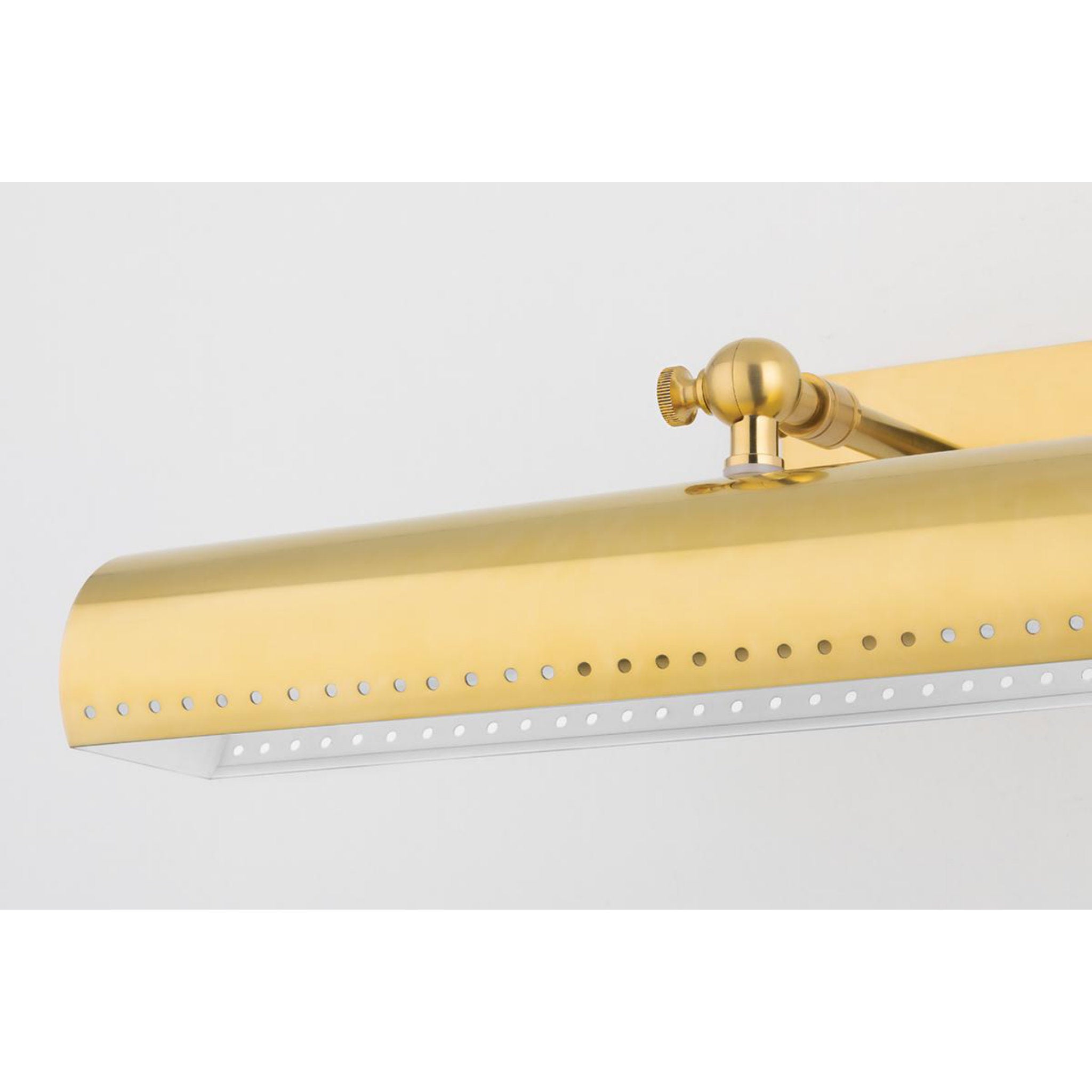 Hampshire 2-Light Picture Light in  Aged Brass by  Mark D. Sikes 15.75L x 15.75W x 4.5H