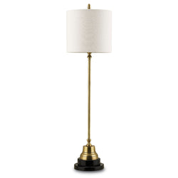 Messenger Brass Table Lamp - Vintage Brass/Black