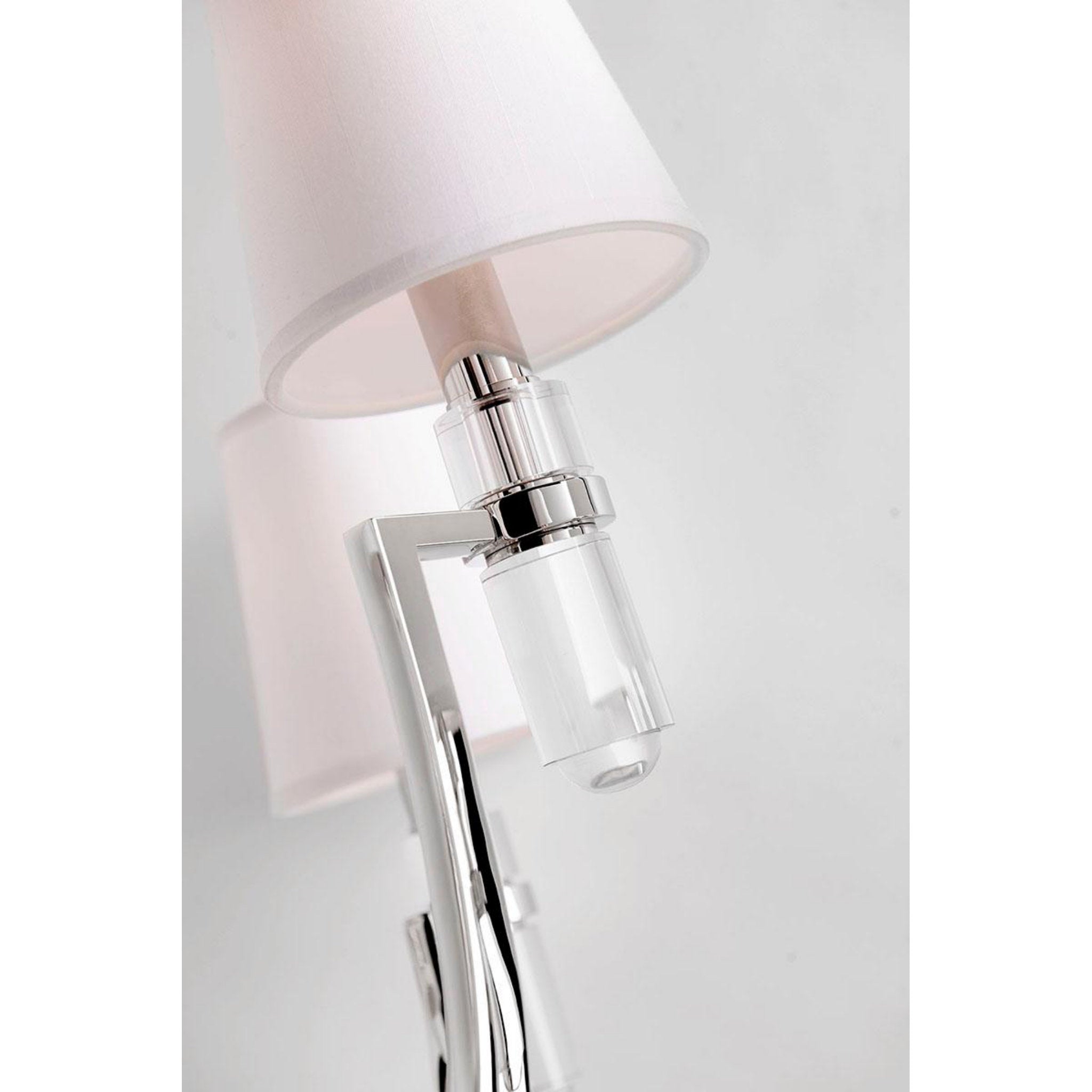 Dayton 1 Light Wall Sconce in Polished Nickel