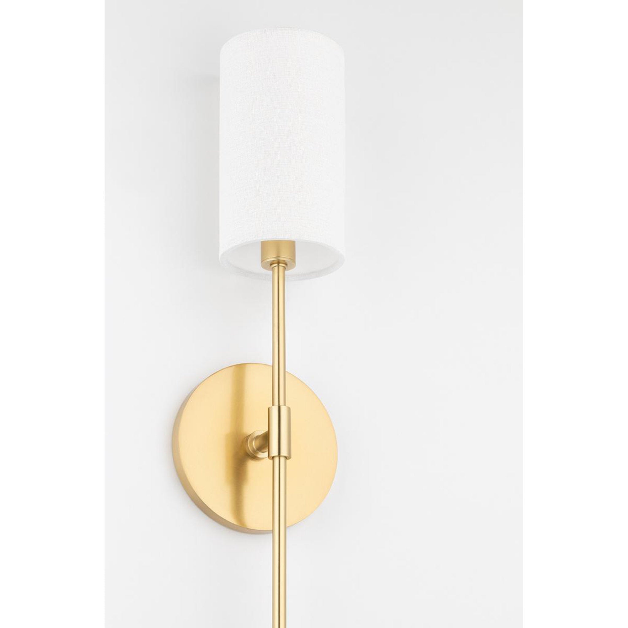 Olivia 1-Light Wall Sconce in Polished Nickel