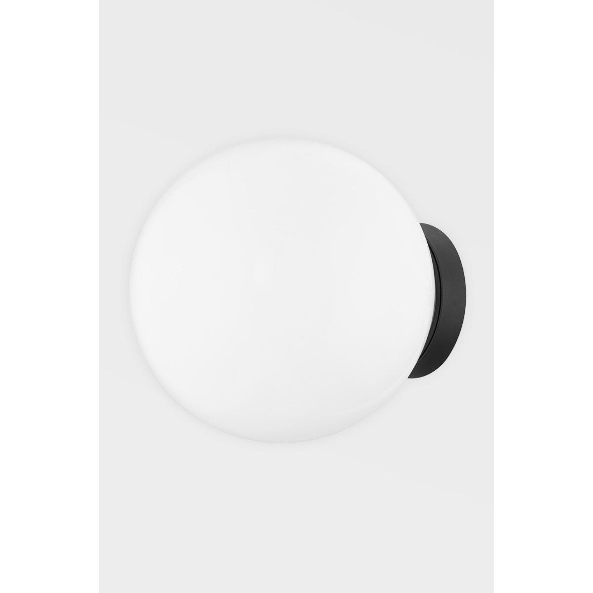 Ansel Wall Sconce 1-Light Outdoor LED in  Textured Black 10L x 10W x 10H