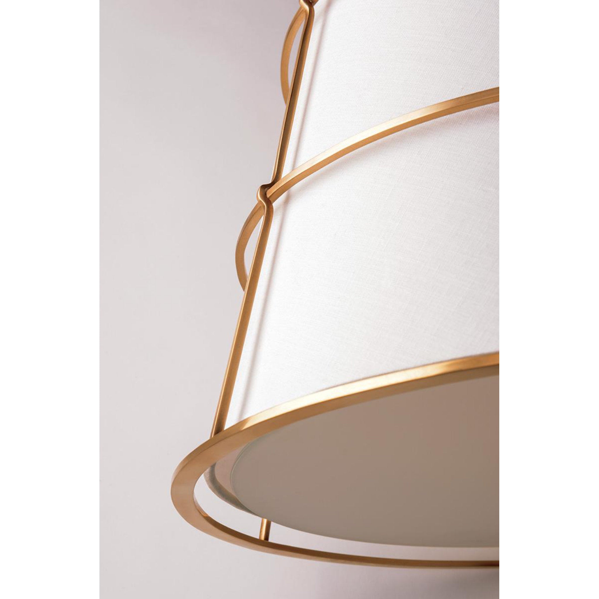 Savona 3 Light Pendant in Aged Brass