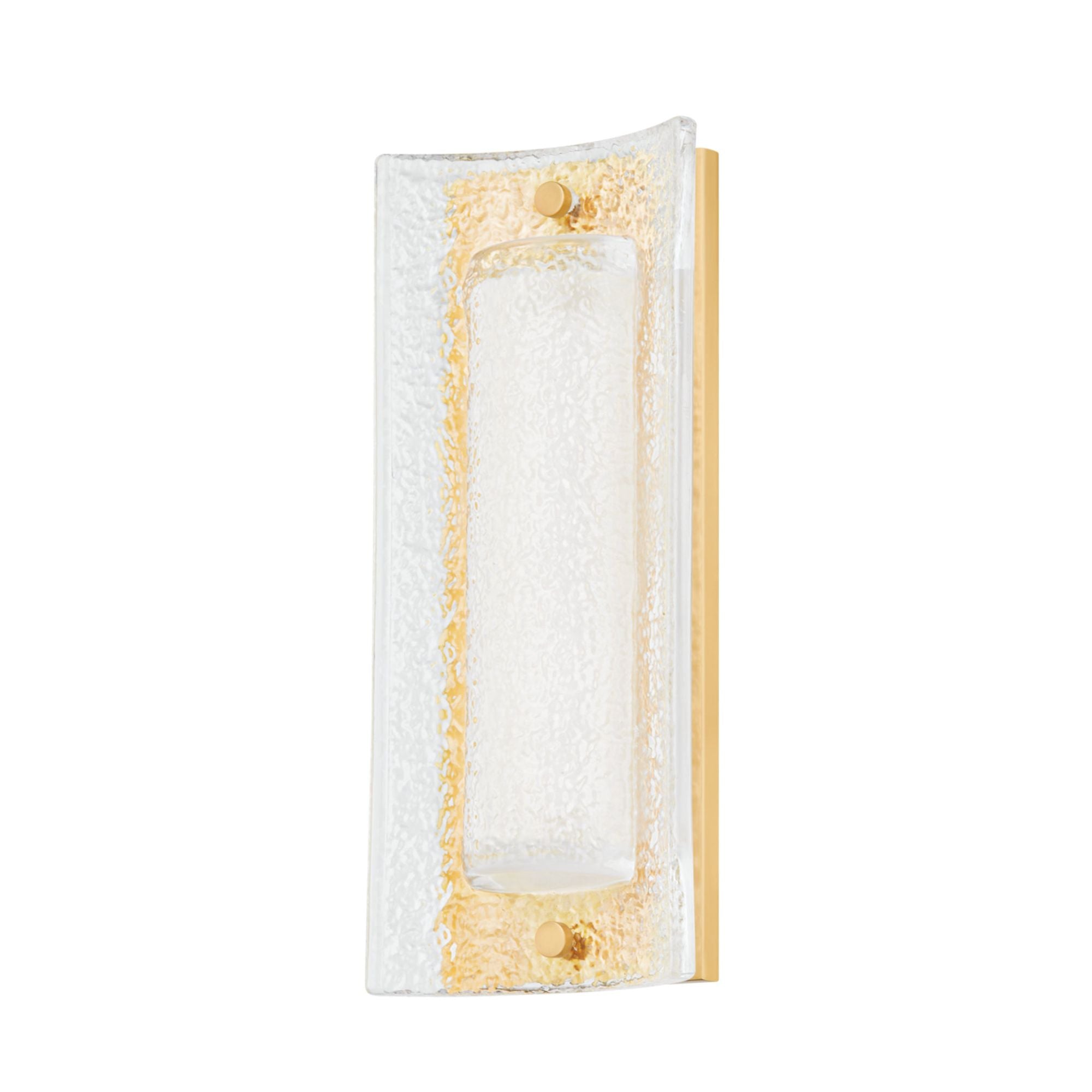 Philmont 1-Light Wall Sconce in Aged Brass 6.75W x 15H