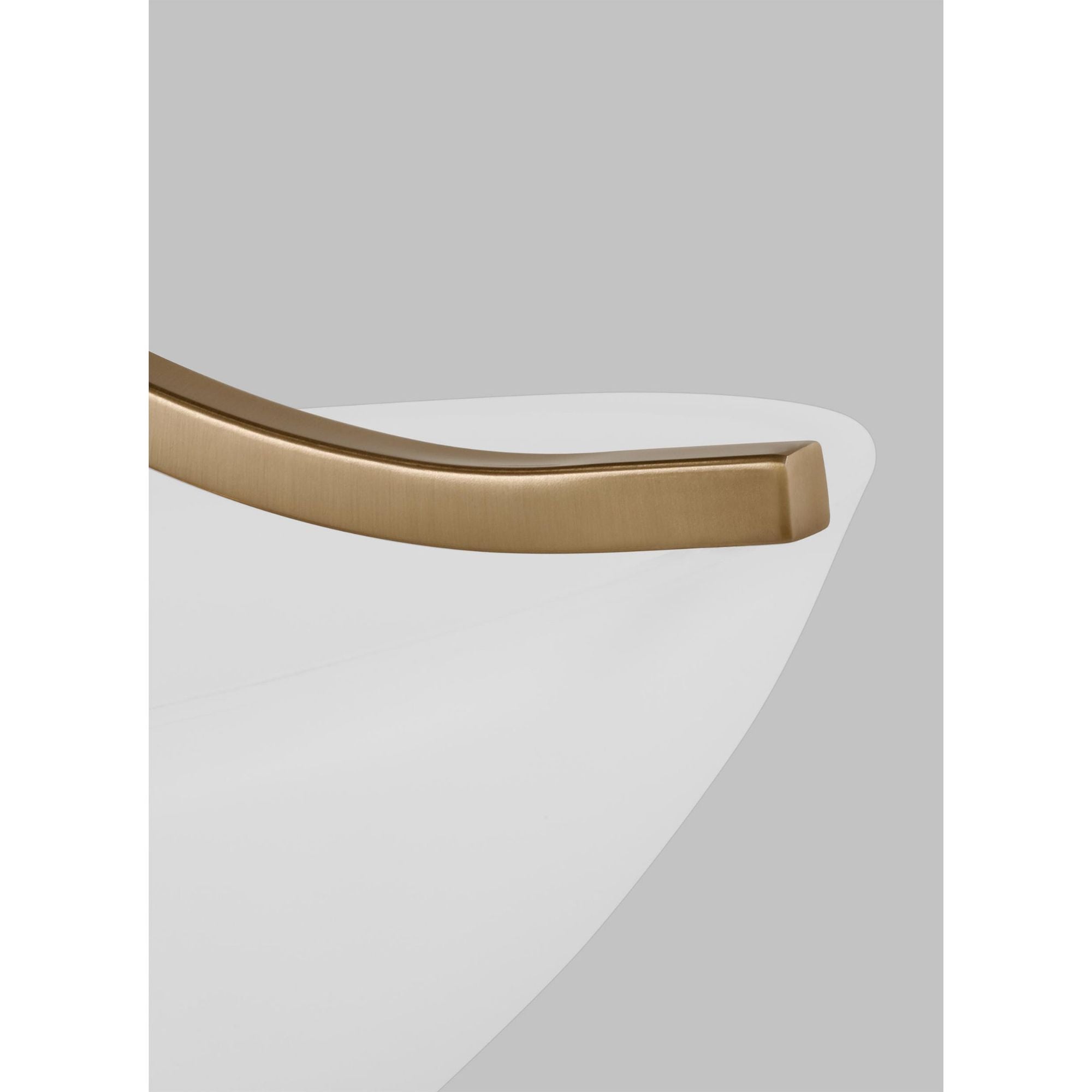 Geary Medium Three Light Pendant LED Transitional 20.625" Height Steel Round Satin Etched Shade in Brass
