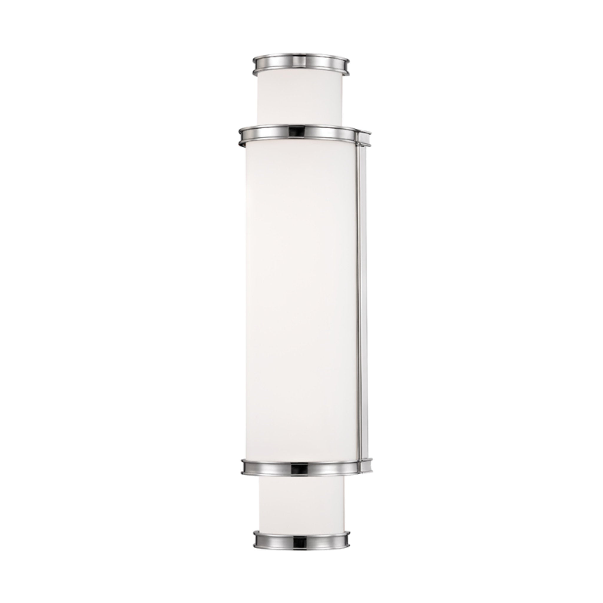 Malcolm 1 Light Bath and Vanity in Polished Nickel