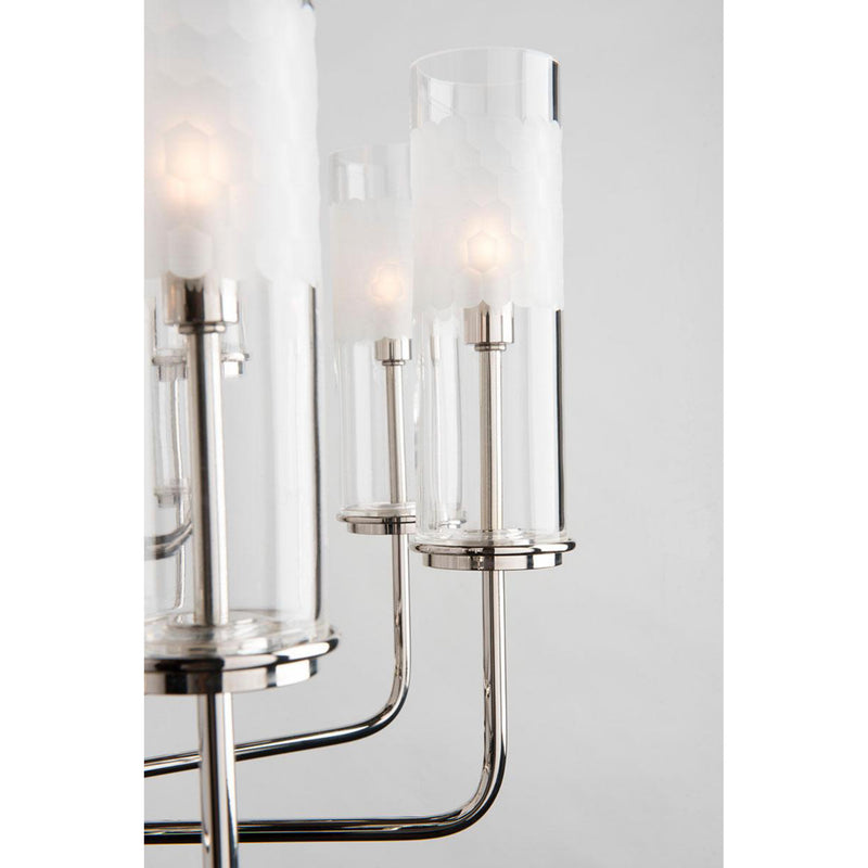 Wentworth 3 Light Bath and Vanity in Polished Nickel