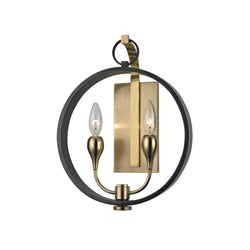 Dresden 2 Light Wall Sconce in Aged Old Bronze