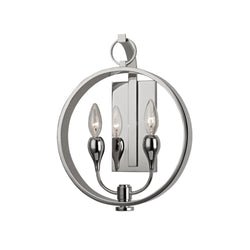 Dresden 2 Light Wall Sconce in Polished Nickel
