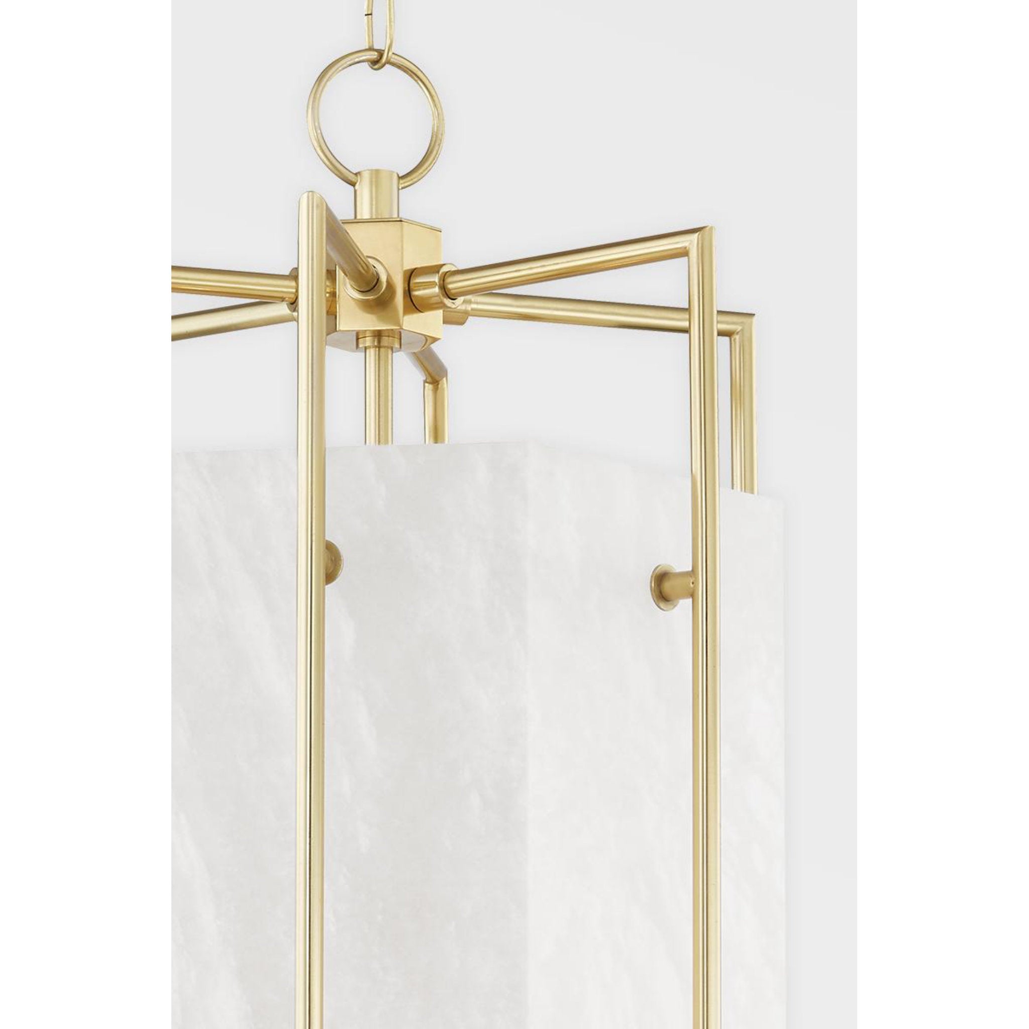 Flatbush 4-Light Lantern in  Aged Brass 14L x 14W x 24.75H