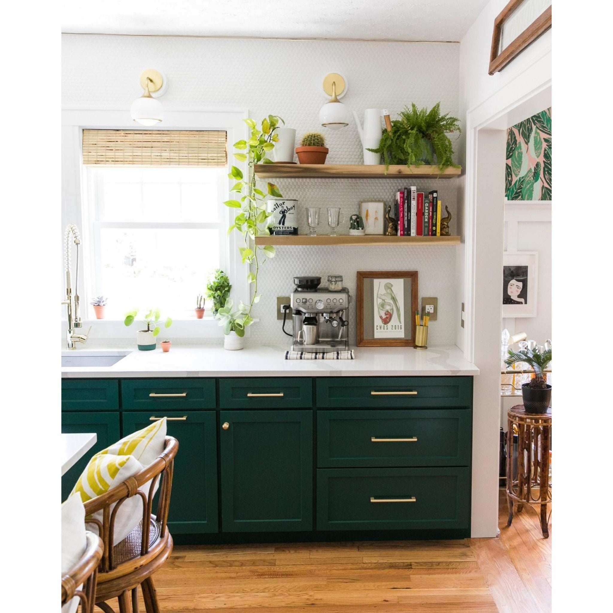 Reese 1-Light Bath and Vanity in  Aged Brass 7L x 6.75W x 12.25H