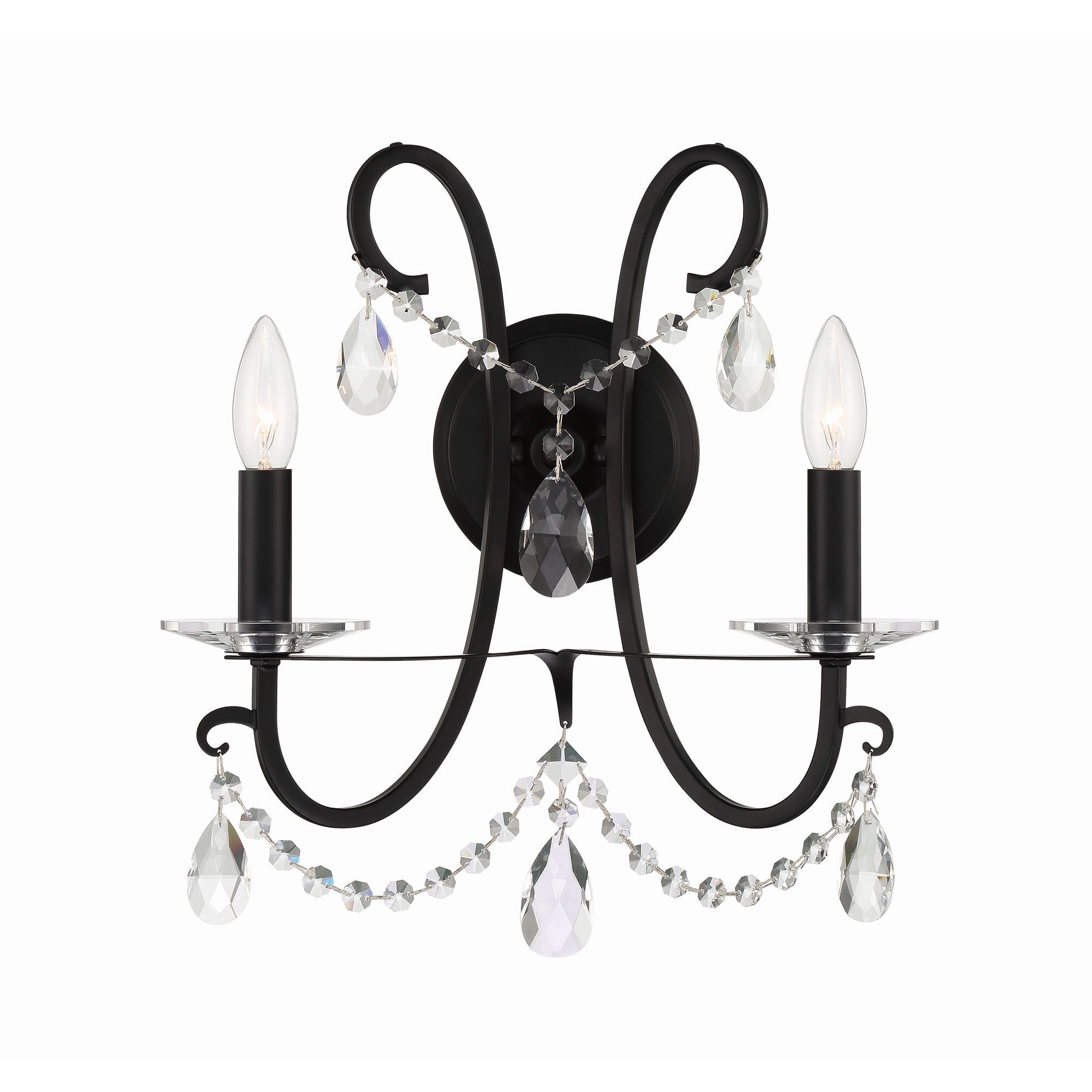 Othello 14'' Matte Black Sconce Black 14"W x 16"H x 6"D